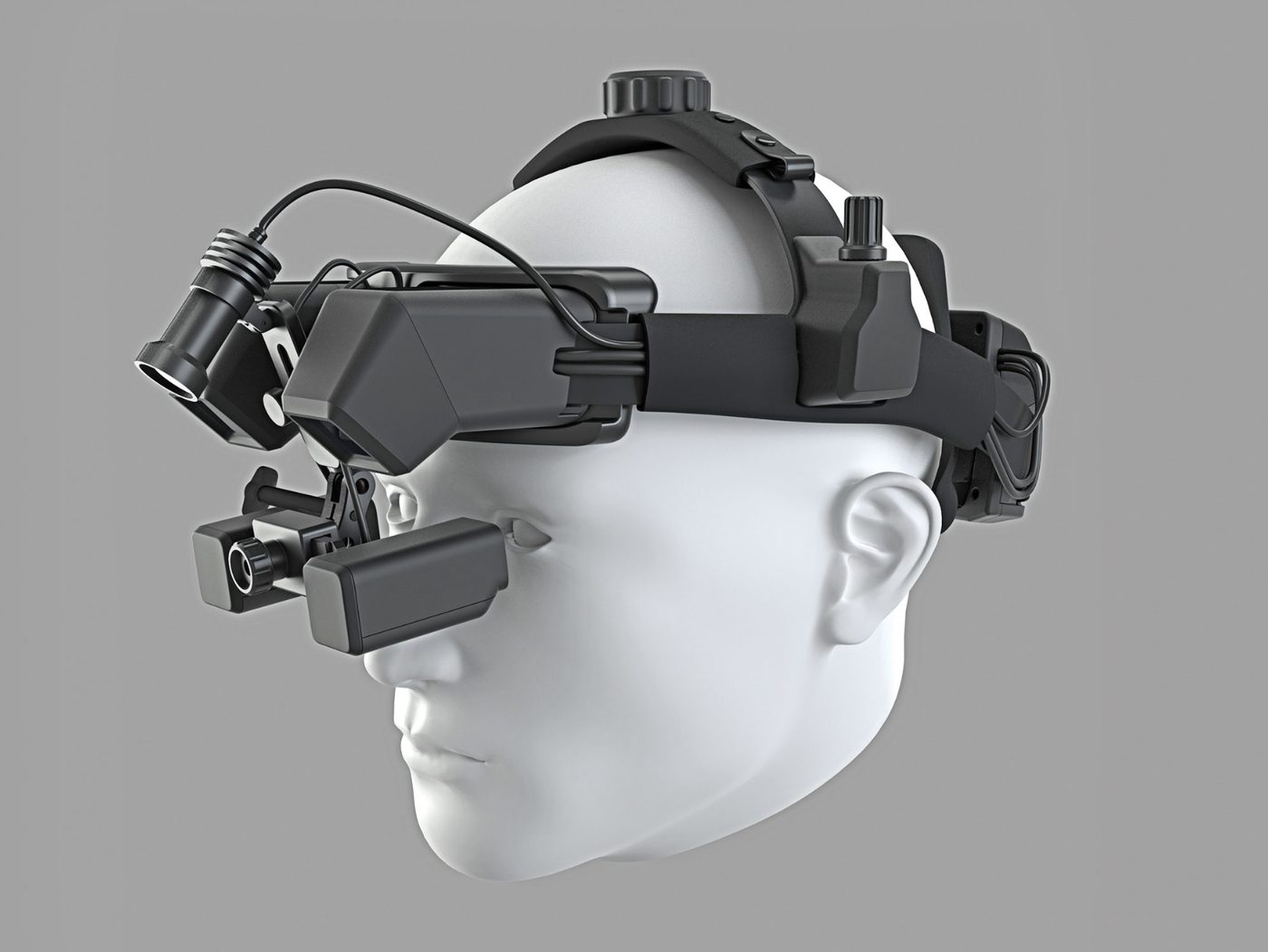 Head-mounted camera and display device